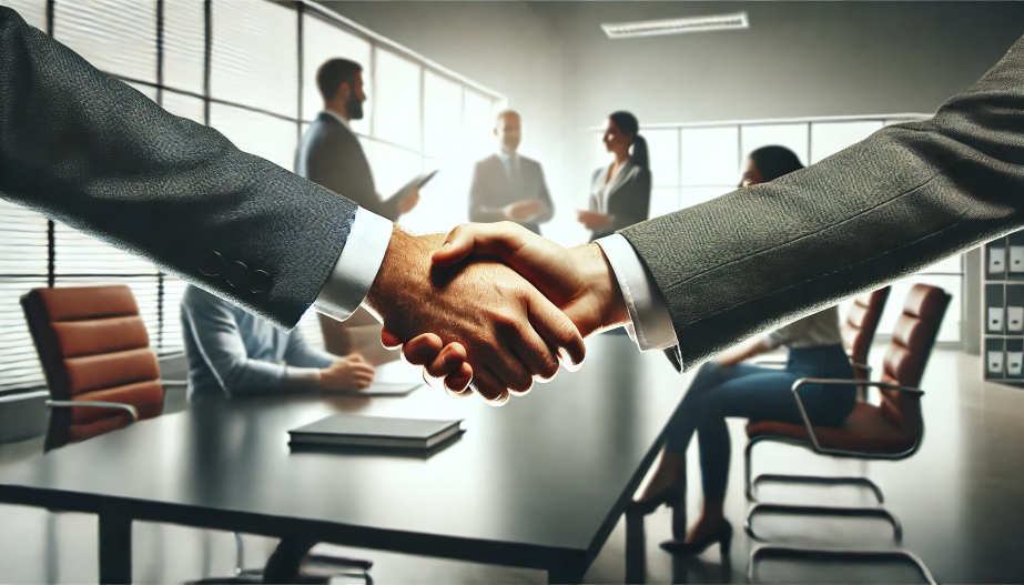 Stakeholders Shaking Hands